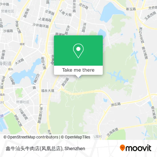 鑫牛汕头牛肉店(凤凰总店) map