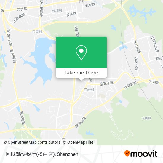 回味鸡快餐厅(松白店) map