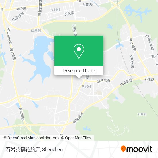 石岩英福轮胎店 map