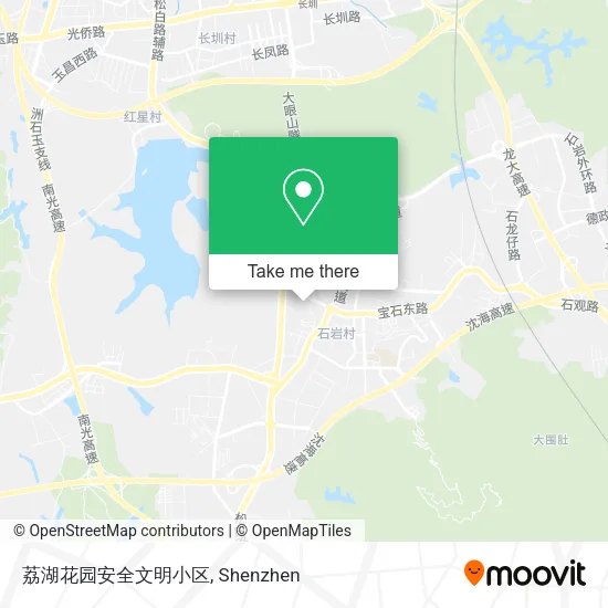 荔湖花园安全文明小区 map