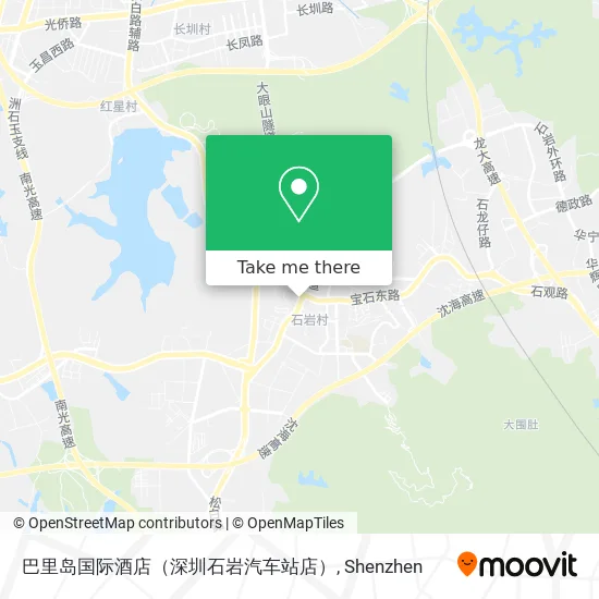 巴里岛国际酒店（深圳石岩汽车站店） map