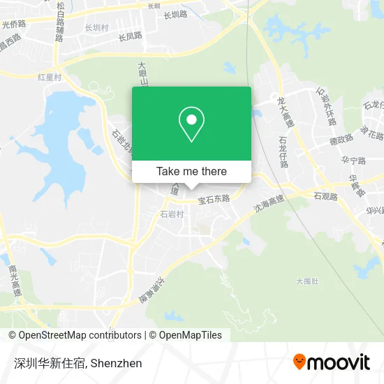 深圳华新住宿 map