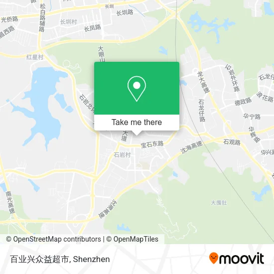 百业兴众益超市 map