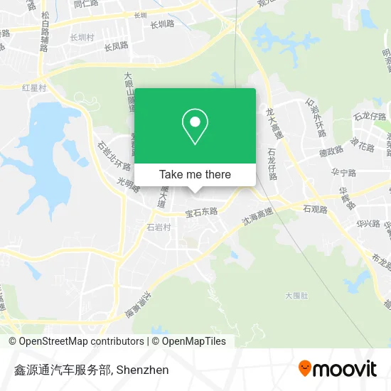 鑫源通汽车服务部 map