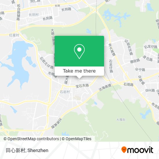 田心新村 map