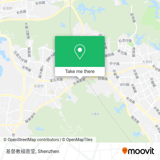 基督教福音堂 map