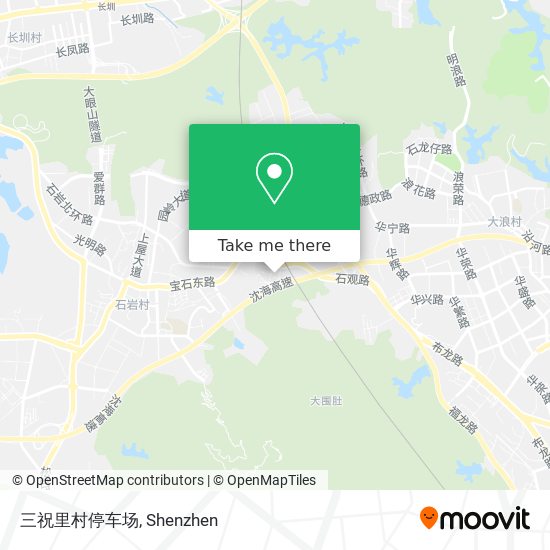 三祝里村停车场 map