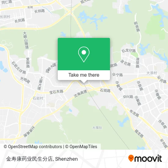 金寿康药业民生分店 map