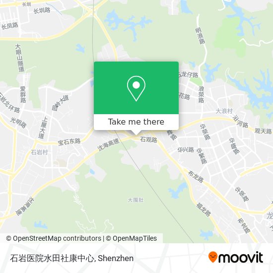 石岩医院水田社康中心 map