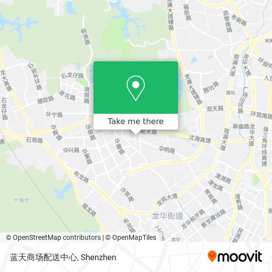 蓝天商场配送中心 map