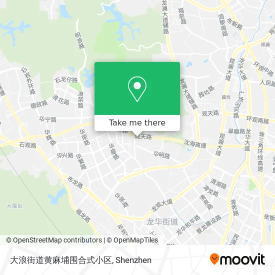 大浪街道黄麻埔围合式小区 map