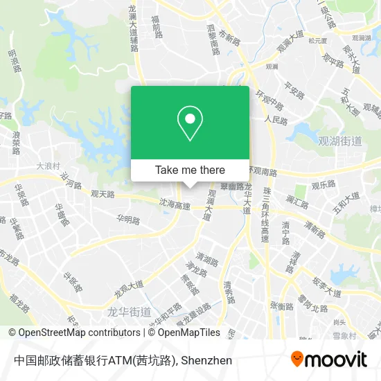 中国邮政储蓄银行ATM(茜坑路) map