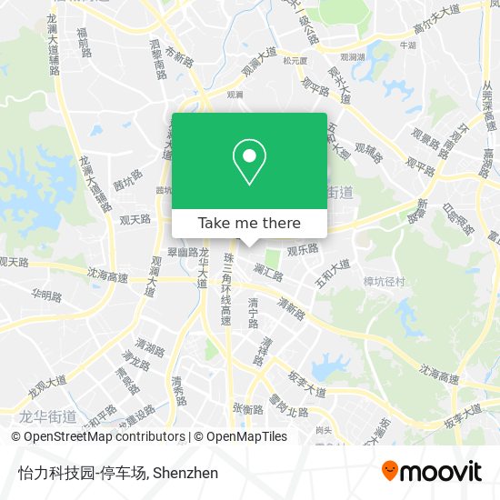 怡力科技园-停车场 map