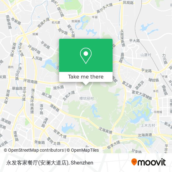 永发客家餐厅(安澜大道店) map