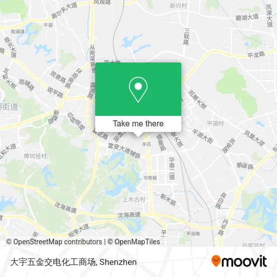 大宇五金交电化工商场 map