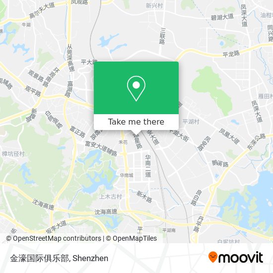 金濠国际俱乐部 map
