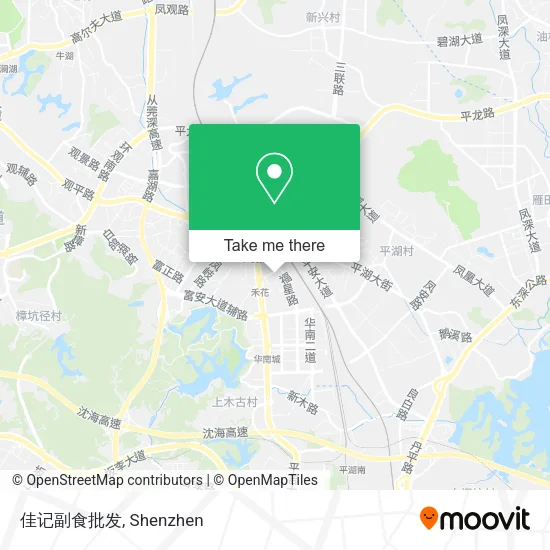 佳记副食批发 map