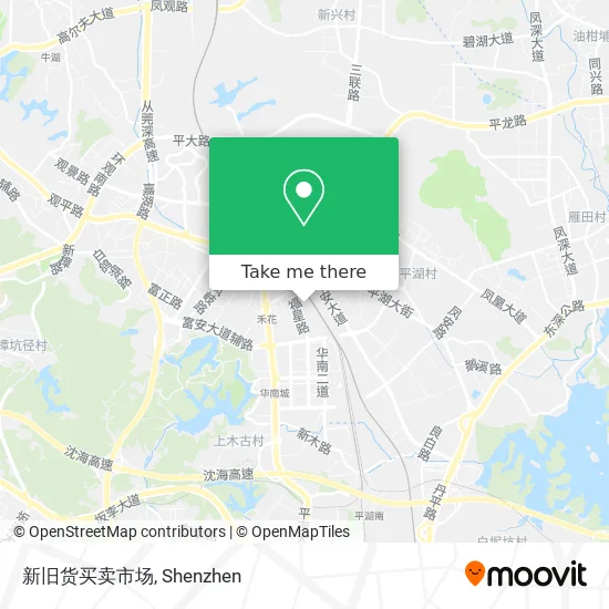 新旧货买卖市场 map