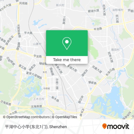 平湖中心小学(东北1门) map