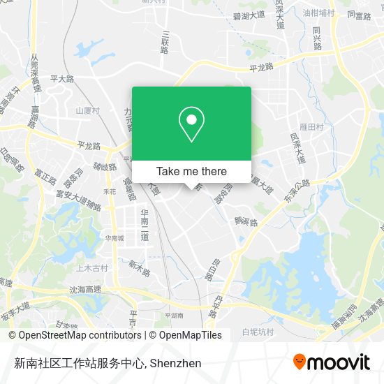 新南社区工作站服务中心 map