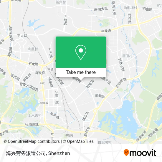 海兴劳务派遣公司 map