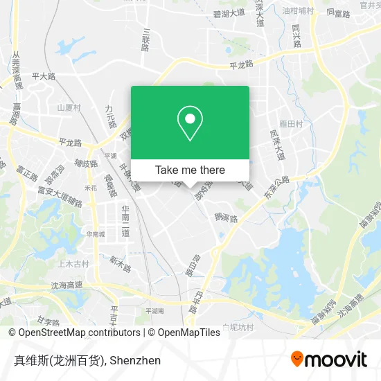 真维斯(龙洲百货) map