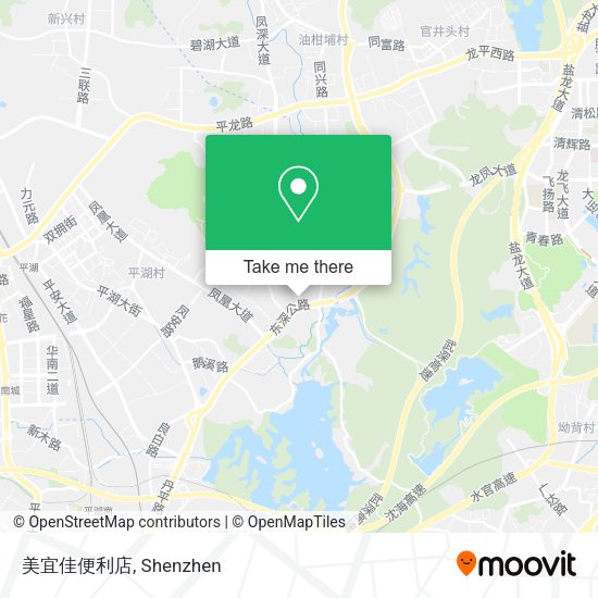 美宜佳便利店 map