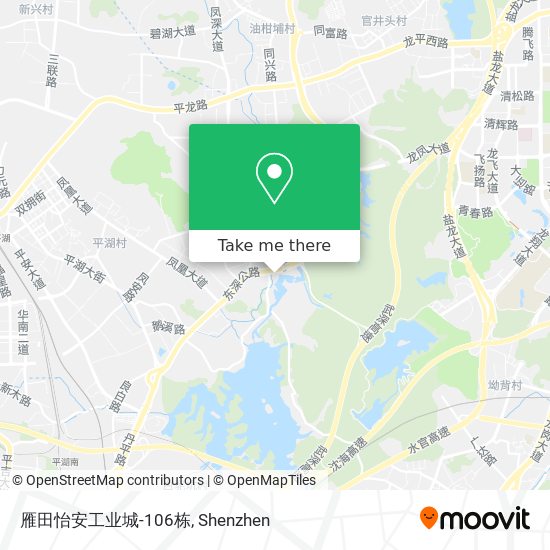 雁田怡安工业城-106栋 map