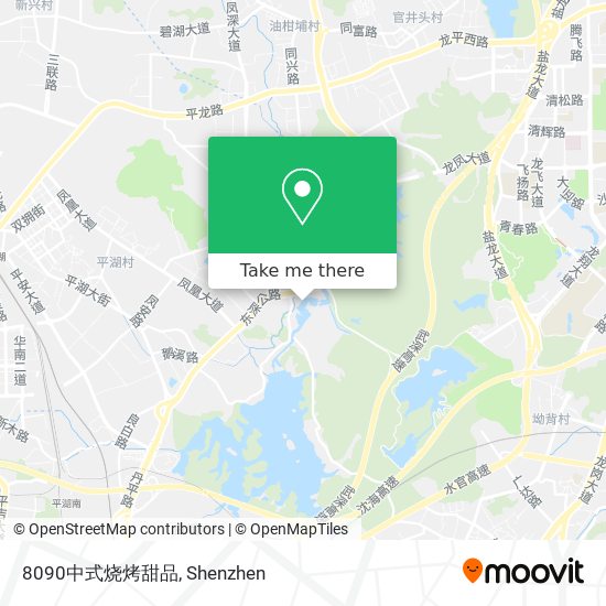 8090中式烧烤甜品 map