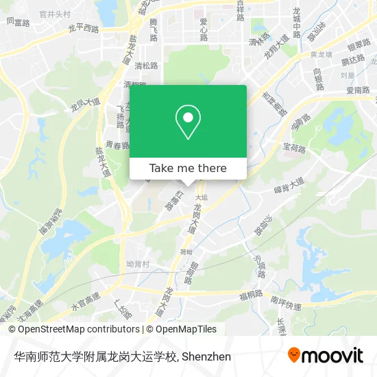 华南师范大学附属龙岗大运学校 map