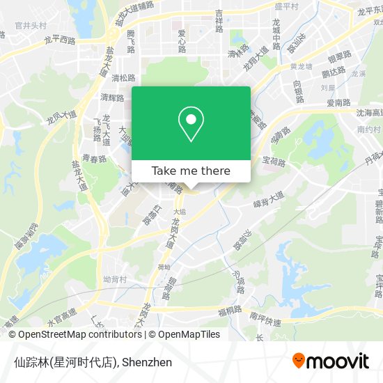 仙踪林(星河时代店) map