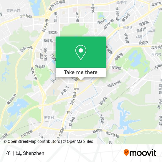 圣丰城 map