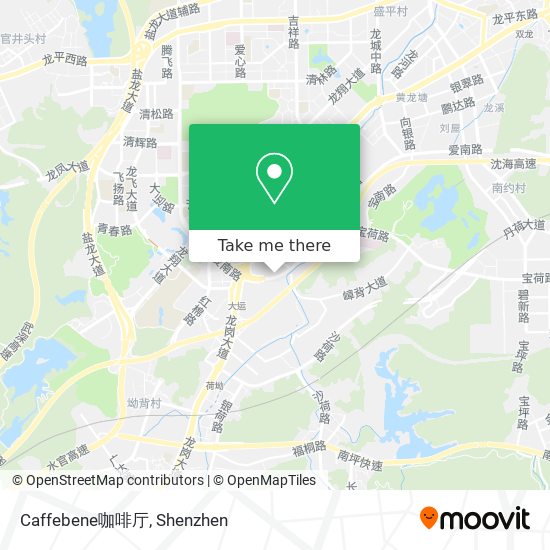 Caffebene咖啡厅 map