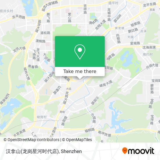 汉拿山(龙岗星河时代店) map