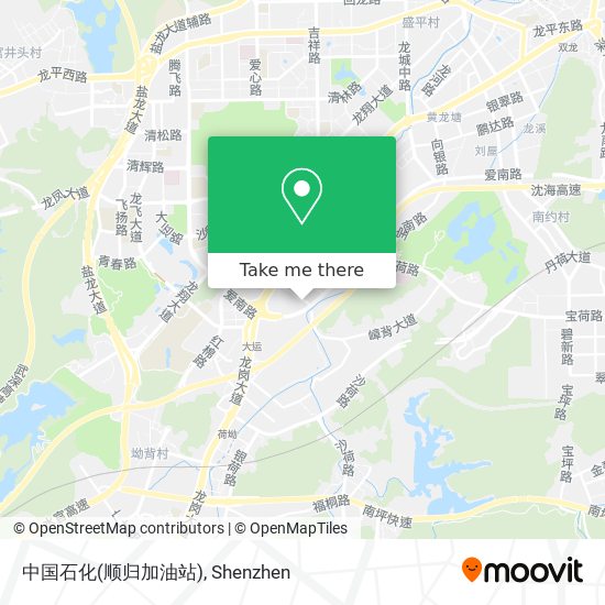 中国石化(顺归加油站) map