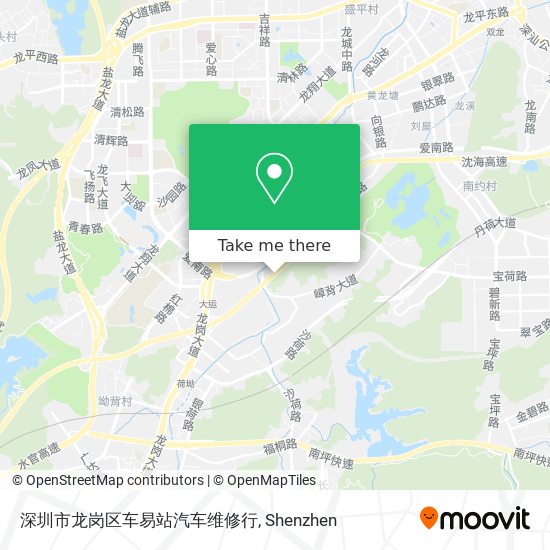 深圳市龙岗区车易站汽车维修行 map