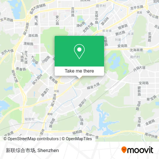 新联综合市场 map