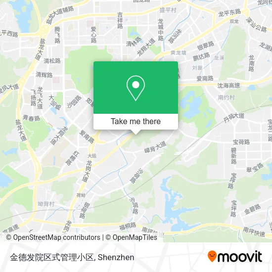 金德发院区式管理小区 map