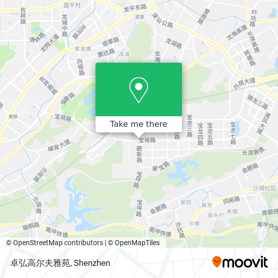 卓弘高尔夫雅苑 map