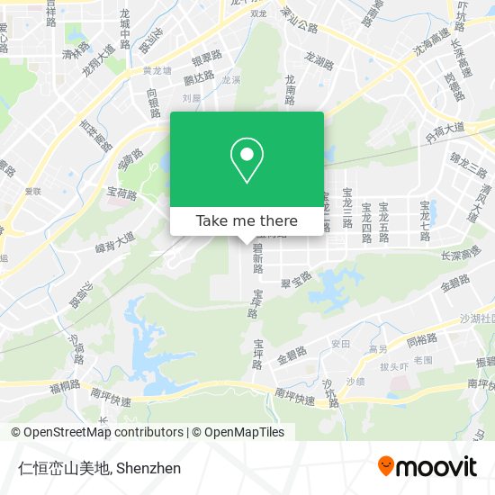 仁恒峦山美地 map