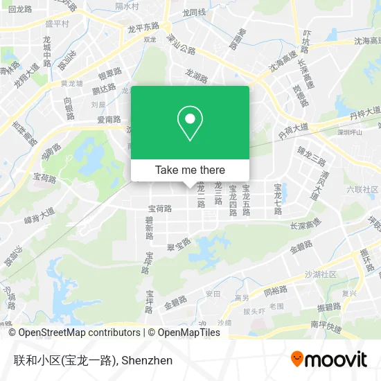 联和小区(宝龙一路) map