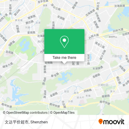 文达平价超市 map