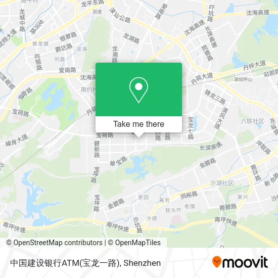 中国建设银行ATM(宝龙一路) map