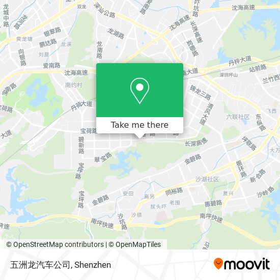 五洲龙汽车公司 map
