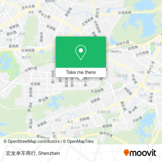宏发单车商行 map