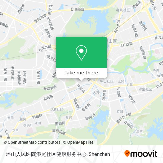 坪山人民医院浪尾社区健康服务中心 map