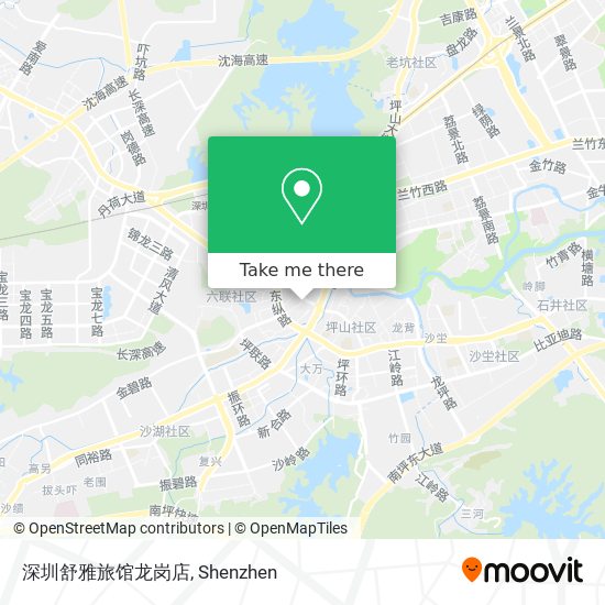 深圳舒雅旅馆龙岗店 map