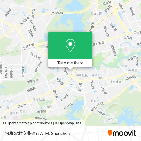 深圳农村商业银行ATM map