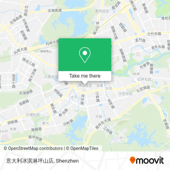 意大利冰淇淋坪山店 map