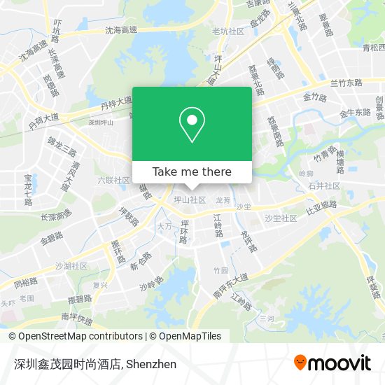 深圳鑫茂园时尚酒店 map